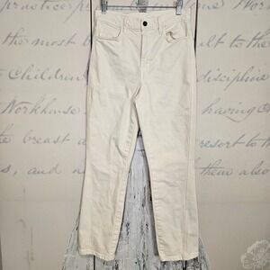 APIECE APART Camilla Jean Ecru Straight Leg Denim Pants Size 28